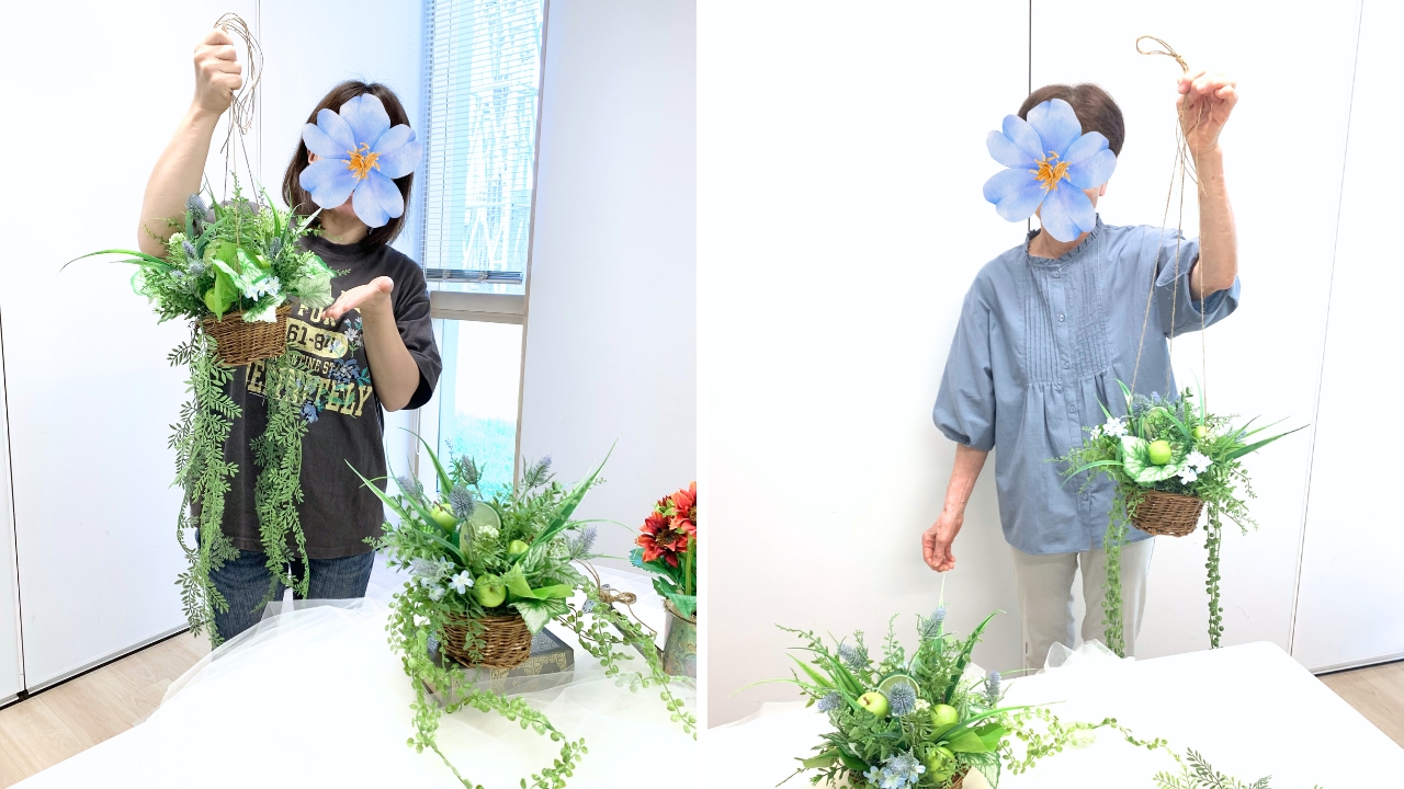 新潟県,上越市,フラワーアレンジメント教室,造花,アーティフィシャルフラワー,アーティフィシャルフラワー教室,ペンタスモア